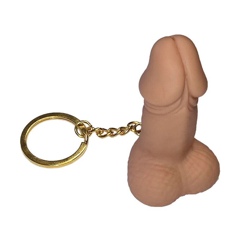 DIABLO PICANTE - PORTACHIAVI FISCHIO A FORMA DI PENE COLOR CARNE DIABLO PICANTE - WHISTLE KEYCHAIN IN THE SHAPE OF A PENIS IN FLESH COLOR