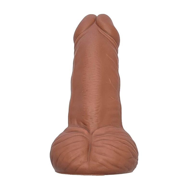 DIABLO PICANTE - GIOCATTOLO ANTISTRESS A FORMA DI PENE COLOR MULATTO HOT DEVIL DIABLO PICANTE - HOT DEVIL MULATTO-COLORED PENIS-SHAPED STRESS TOY