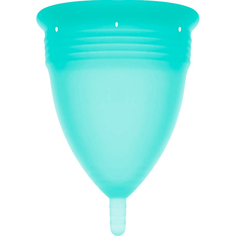 STERCUP - FDA SILICONE MENSTRUAL CUP AQUAMARINE - SIZE L