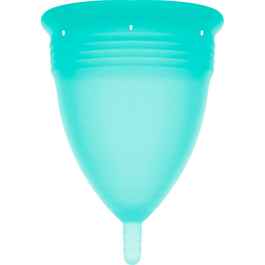 STERCUP - COPPA MESTRUALE IN SILICONE FDA ACQUAMARINA - TAGLIA L STERCUP - COPPA MESTRUALE IN SILICONE FDA ACQUAMARINA - TAGLIA L