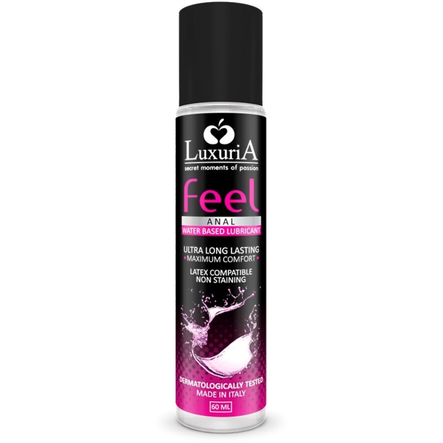 INTIMATELINE - LUXURIA FEEL LUBRIFICANTE ANALE A BASE ACQUA 60 ML INTIMATELINE - LUXURIA FEEL ANAL WATER BASED LUBRICANT 60 ML