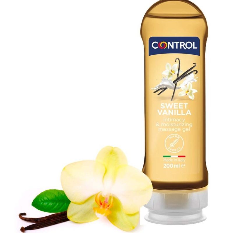 CONTROL - MASSAGGIO 2 EN 1 E PIACERE DOLCEZZA DEL MADAGASCAR 200 ML CONTROL - 2 EN 1 MASSAGE & PLEASURE MADAGASCAR SWEETNESS 200 ML