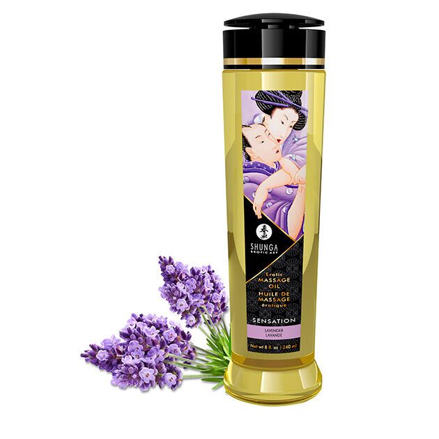 SHUNGA - OLIO DA MASSAGGIO EROTICO SENSAZIONALE 240 ML SHUNGA - SENSATION EROTIC MASSAGE OIL 240 ML