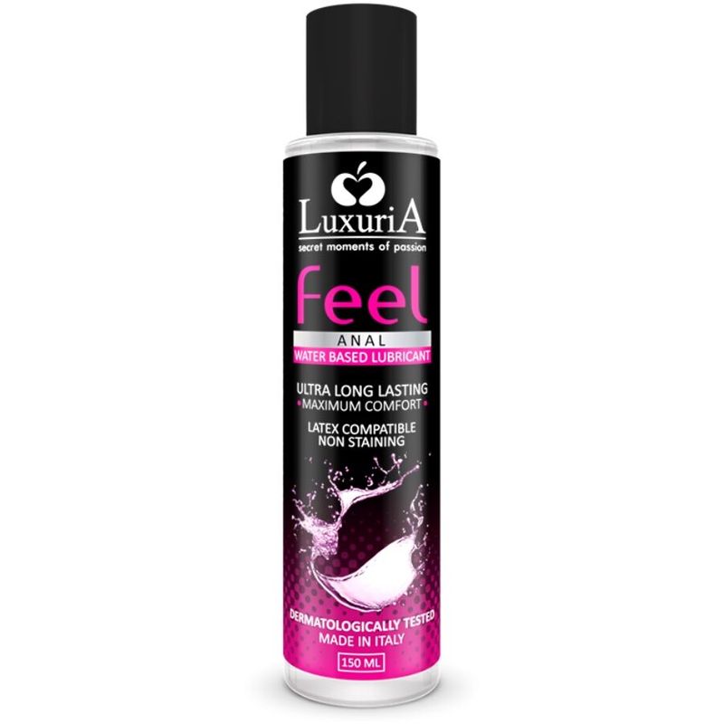 INTIMATELINE - LUXURIA FEEL LUBRIFICANTE ANALE A BASE ACQUA 150 ML INTIMATELINE - LUXURIA FEEL LUBRIFICANTE ANALE A BASE ACQUA 150 ML