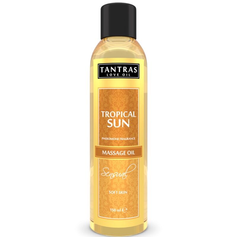 INTIMATELINE - TANTRAS LOVE OIL OLIO DA MASSAGGIO SOLE TROPICALE 150 ML INTIMATELINE - TANTRAS LOVE OIL TROPICAL SUN MASSAGE OIL 150 ML