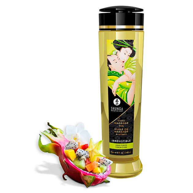 SHUNGA - OLIO DA MASSAGGIO EROTICO IRRESISTIBILE 240ML SHUNGA - IRRESISTIBLE EROTIC MASSAGE OIL 240ML