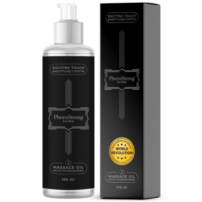 PHEROSTRONG - OLIO DA MASSAGGIO PER UOMO 100 ML PHEROSTRONG - MASSAGE OIL FOR MEN 100 ML
