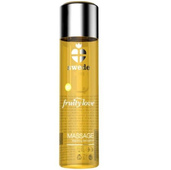 SWEDE - FRUITY LOVE OLIO DA MASSAGGIO EFFETTO RISCALDANTE FRUTTATO TROPICALE AL MIELE 60 ML SWEDE - FRUITY LOVE WARMING EFFECT MASSAGE OIL TROPICAL FRUITY WITH HONEY 60 ML