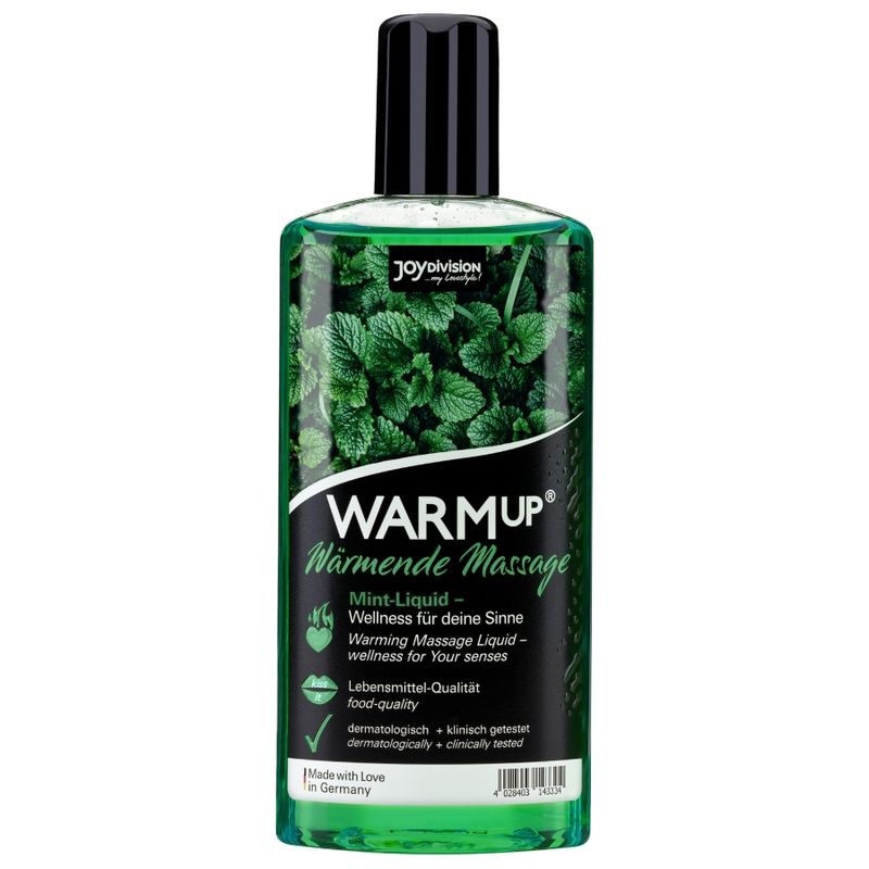 JOYDIVISION - WARMUP GEL DA MASSAGGIO RISCALDANTE MENTA 150 ML JOYDIVISION - WARMUP WARMING MASSAGE GEL MINT 150 ML