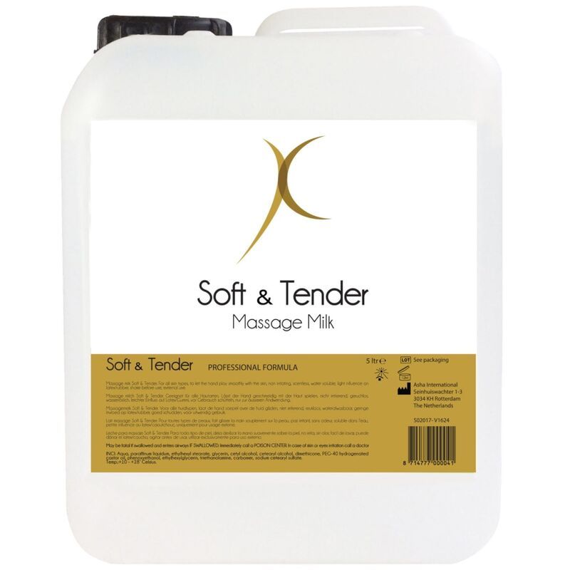 SOFT AND TENDER - LATTE DA MASSAGGIO MORBIDO E TENERO 5000 ML SOFT AND TENDER - MASSAGE MILK 5000 ML