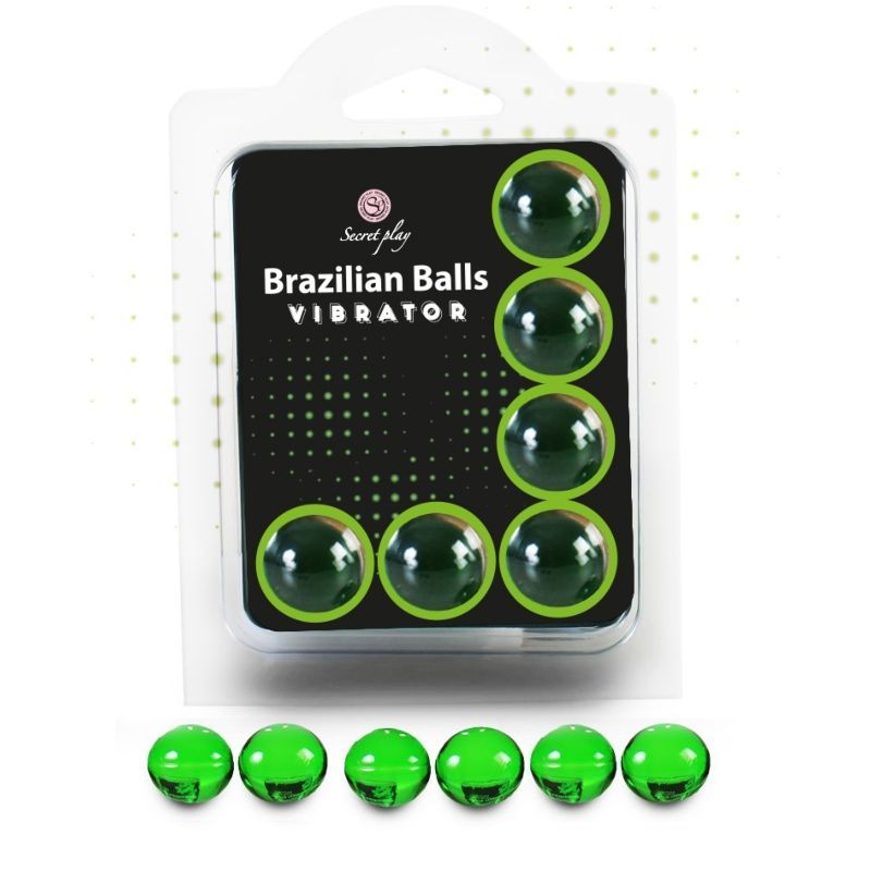 SECRETPLAY - SET 6 VIBRATORI PER PALLINE BRASILIANI SECRETPLAY - SET 6 BRAZILIAN BALLS VIBRATOR