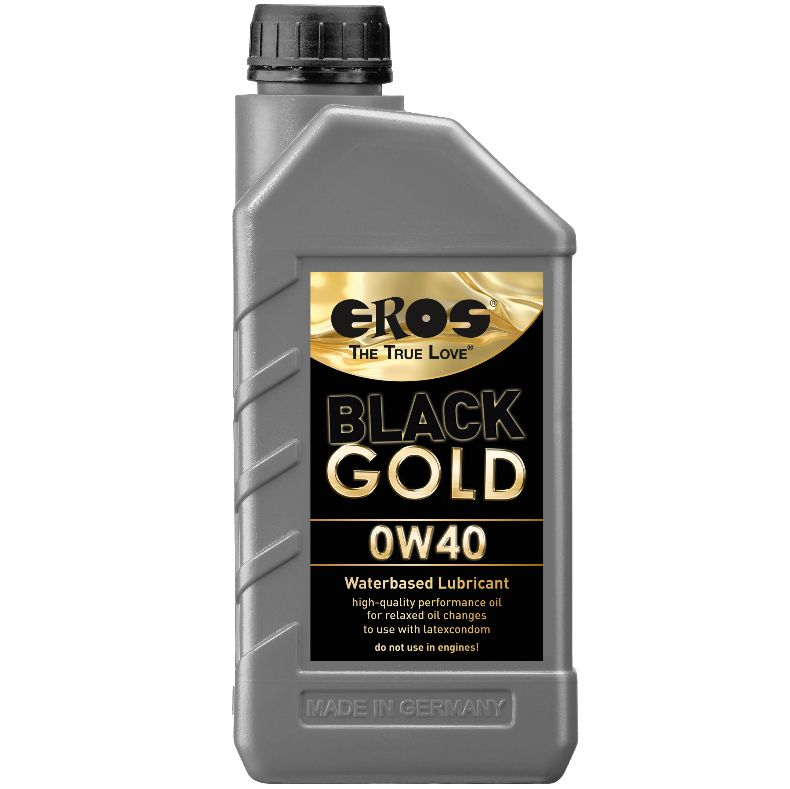 EROS - BLACK GOLD 0W40 LUBRIFICANTE A BASE ACQUA 1000 ML EROS - BLACK GOLD 0W40 WATERBASED LUBRICANT 1000 ML