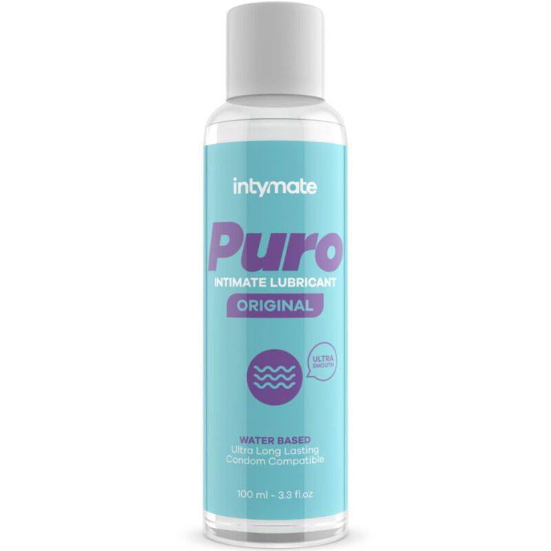 INTIMATELINE - INTYMATE LUBRIFICANTE ORIGINALE PURO A BASE ACQUA 100 ML INTIMATELINE - INTYMATE PURE ORIGINAL WATER-BASED LUBRICANT 100 ML