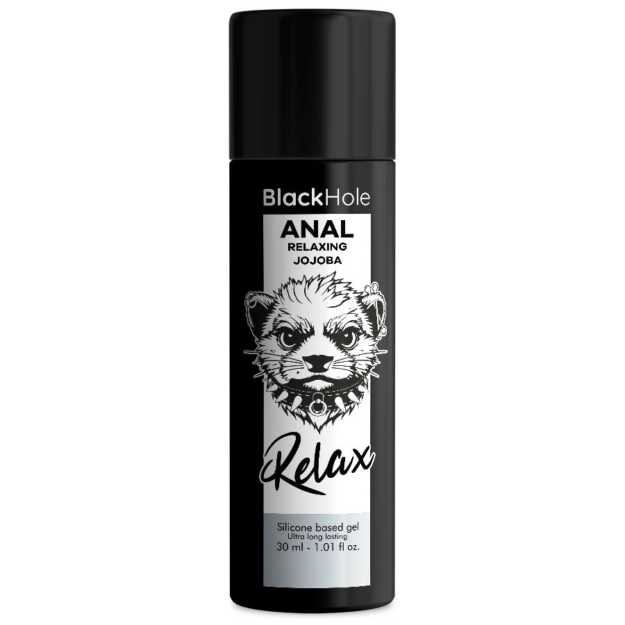 BLACK HOLE - RILASSANTE ANALE JOJOBA RELAX BASE SILICONE 30 ML BLACK HOLE - ANAL RELAXING JOJOBA RELAX SILICONE BASE 30 ML