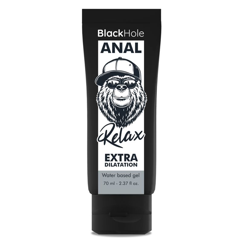 BLACK HOLE - GEL DILATANTE ANALE A BASE D'ACQUA 70 ML BLACK HOLE - WATER-BASED ANAL DILATION GEL 70 ML