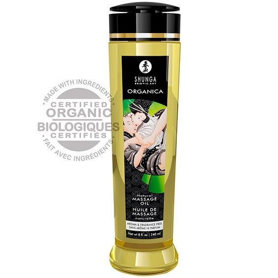 SHUNGA - OLIO DA MASSAGGIO BIOLOGICO NATURALE 240 ML SHUNGA - NATURAL ORGANIC MASSAGE OIL 240 ML