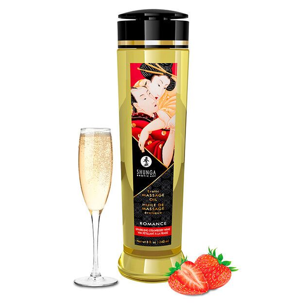 SHUNGA - OLIO DA MASSAGGIO ROMANTICO EROTICO 240 ML SHUNGA - EROTIC ROMANCE MASSAGE OIL 240 ML