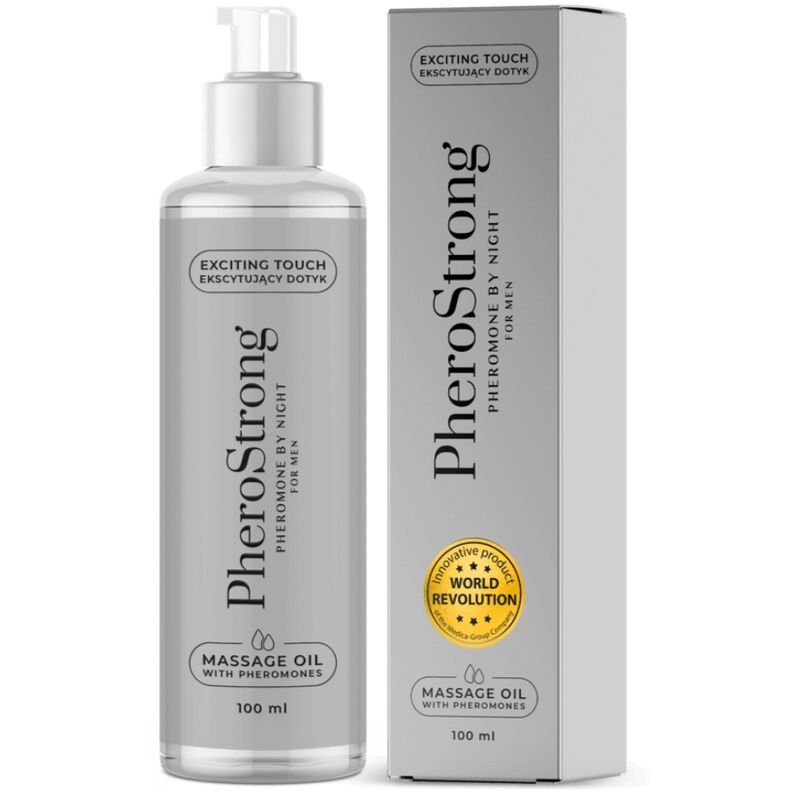 PHEROSTRONG - OLIO DA MASSAGGIO NOTTURNO PER UOMO 100 ML PHEROSTRONG - OLIO DA MASSAGGIO NOTTURNO PER UOMO 100 ML