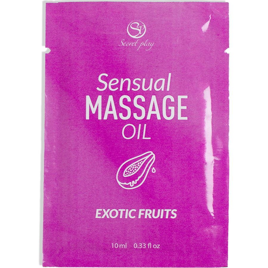 SECRETPLAY - SINGLE-DOSE EXOTIC FRUITS MASSAGE OIL 10 ML