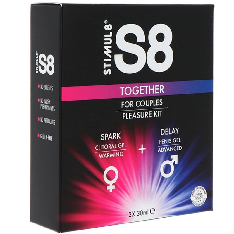STIMUL8 - S8 TOGETHER KIT COPPIA 2 X 30 ML STIMUL8 - S8 TOGETHER COUPLE KIT 2 X 30 ML
