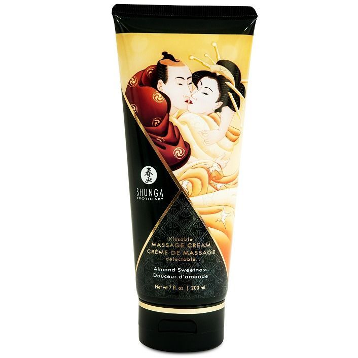 SHUNGA - CREMA DA MASSAGGIO ALLE MANDORLE DOLCI 200 ML SHUNGA - SWEET ALMOND MASSAGE CREAM 200 ML