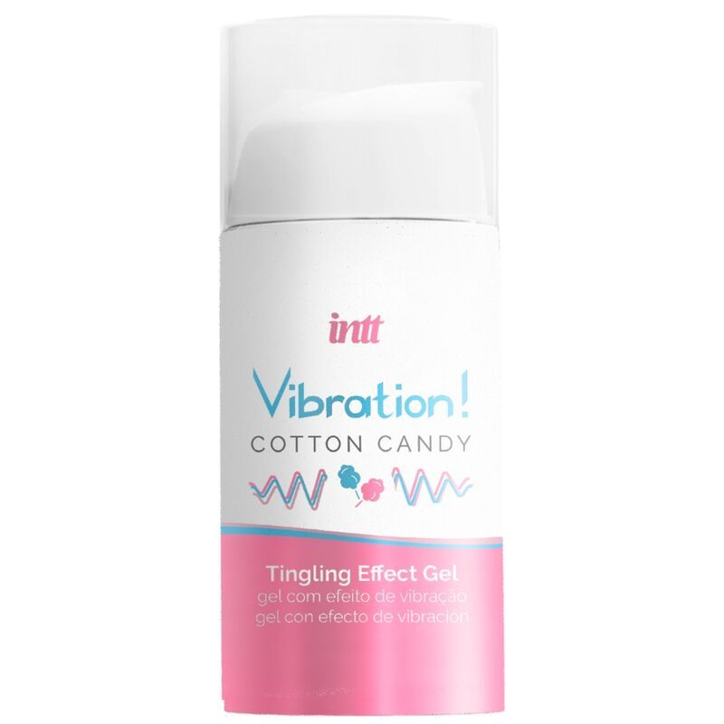 INTT - GEL LIQUIDO VIBRATORE POTENTE STIMOLANTE INTIMO PER ZUCCHERO DI COTONE 15 ML INTT - POWERFUL INTIMATE STIMULANT COTTON CANDY LIQUID VIBRATOR GEL 15 ML