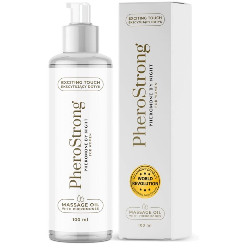 PHEROSTRONG - OLIO DA MASSAGGIO NOTTURNO PER DONNE 100 ML PHEROSTRONG - OLIO DA MASSAGGIO NOTTURNO PER DONNE 100 ML