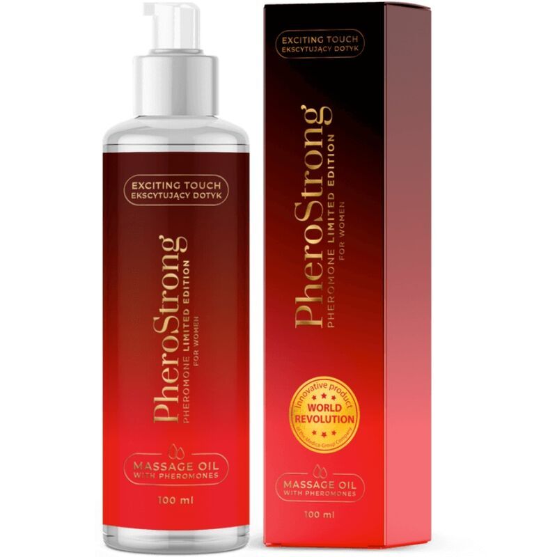 PHEROSTRONG - OLIO DA MASSAGGIO EDIZIONE LIMITATA PER DONNE 100 ML PHEROSTRONG - MASSAGE OIL LIMITED EDITION FOR WOMEN 100 ML