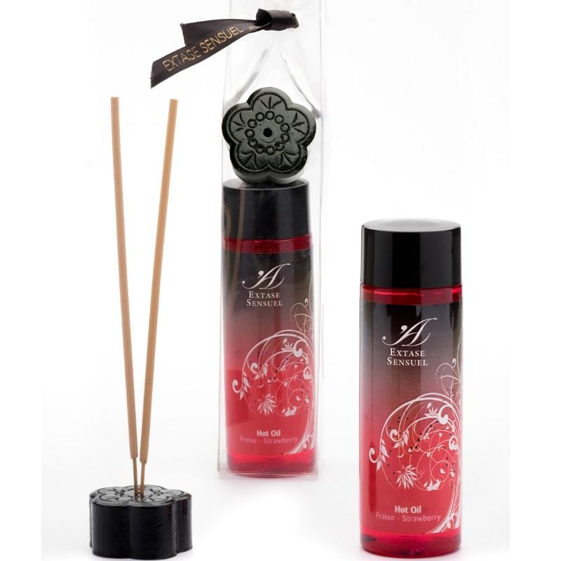 EXTASE SENSUAL - OLIO CALORE STIMOLANTE ALLA FRAGOLA 100 ML EXTASE SENSUAL - OLIO CALORE STIMOLANTE ALLA FRAGOLA 100 ML