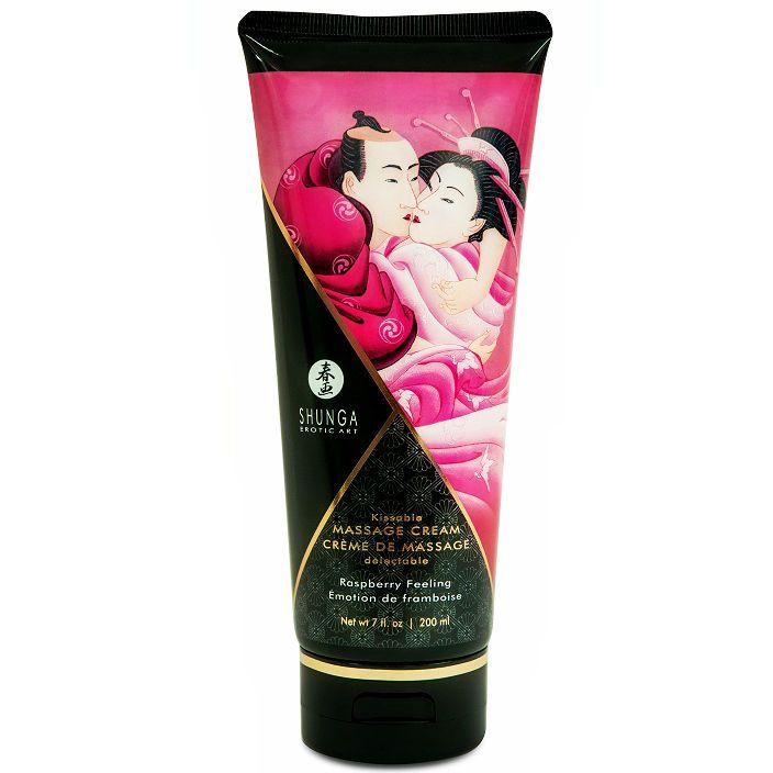 SHUNGA - CREMA DA MASSAGGIO AL LAMPONE 200 ML SHUNGA - RASPBERRY MASSAGE CREAM 200 ML