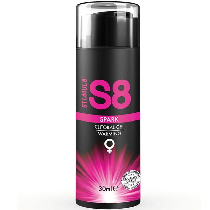 STIMUL8 - S8 SPARK GEL STIMOLANTE CLITORIDEO CON EFFETTO CALORE 30 ML STIMUL8 - S8 SPARK CLITORIS STIMULATING GEL WITH HEAT EFFECT 30 ML