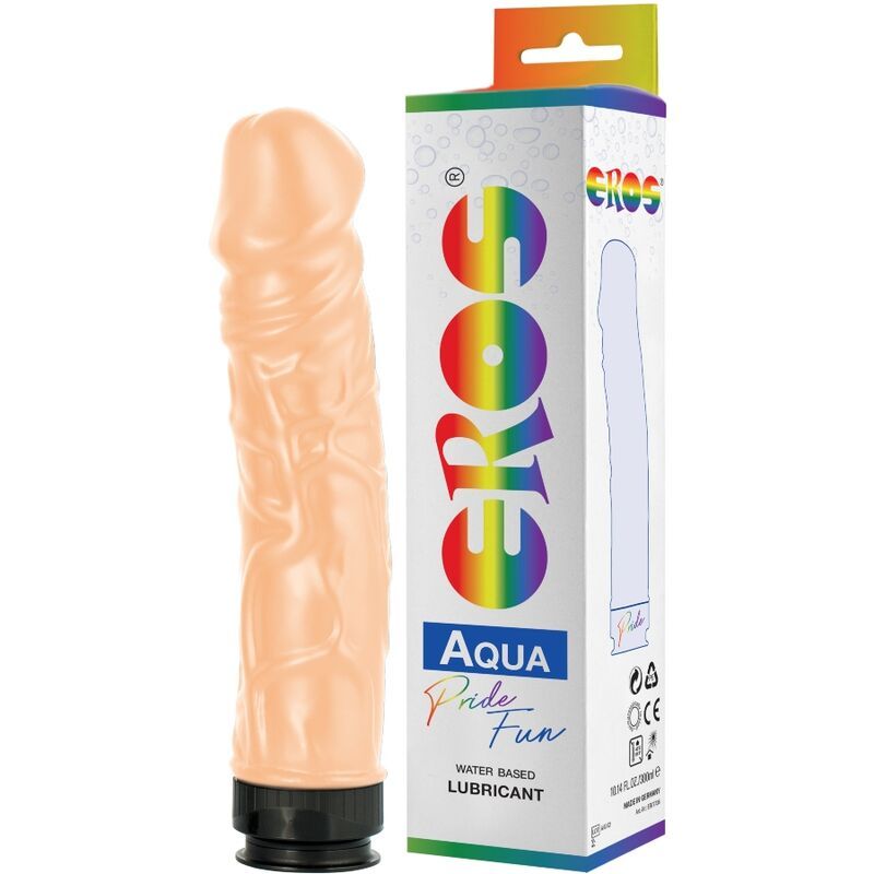 PRIDE - EROS AQUA LGBT PRIDE DILDO E LUBRIFICANTE A BASE D''ACQUA PRIDE - EROS AQUA LGBT PRIDE DILDO AND WATERBASED LUBRICANT