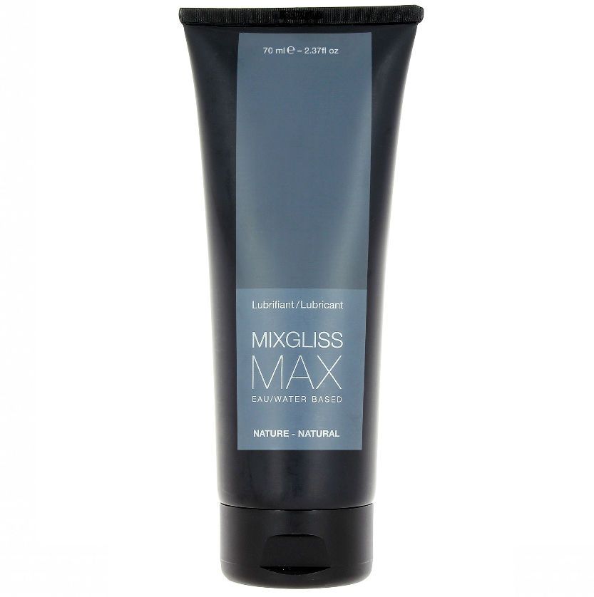 MIXGLISS - LUBRIFICANTE ANALE MAX NATURALE A BASE ACQUA 70 ML MIXGLISS - MAX NATURAL WATER-BASED ANAL LUBRICANT 70 ML