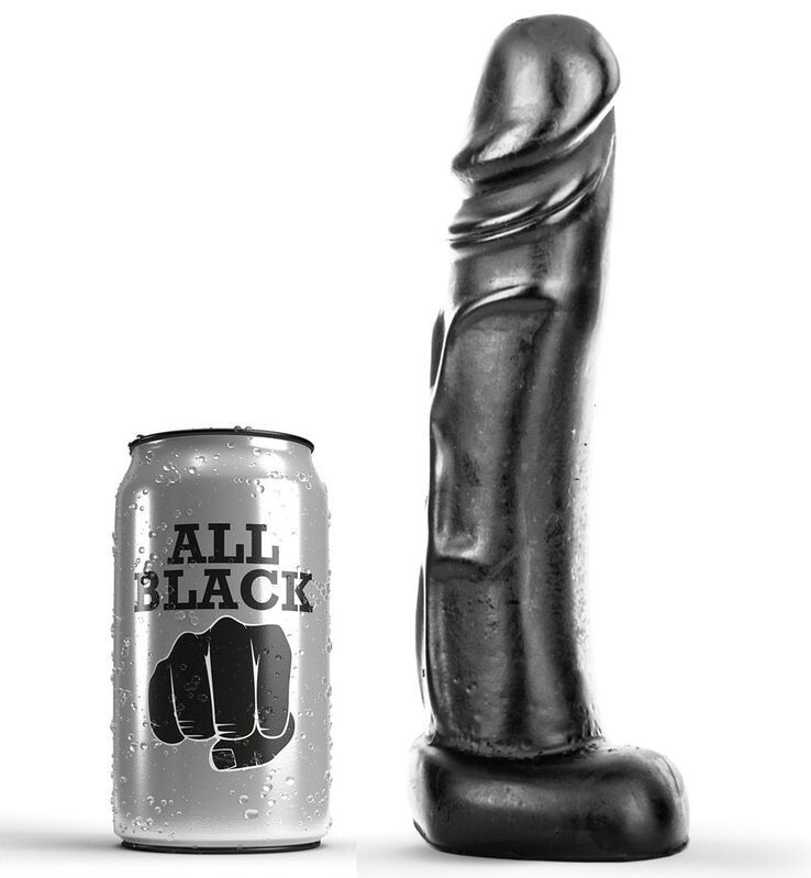 ALL BLACK - DILDO 22 CM ALL BLACK - DILDO 22 CM