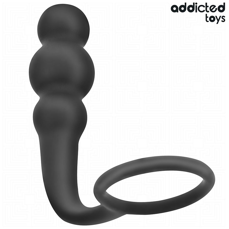 ADDICTED TOYS - PLUG ANALE CON ANELLO MODELLO 1 ADDICTED TOYS - ANAL PLUG WITH RING SILICONE MODEL 1