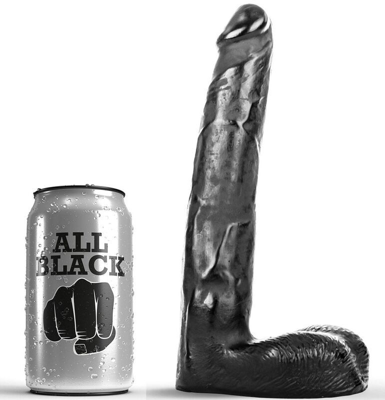 ALL BLACK - DILDO REALISTICO 21 CM ALL BLACK - DILDO REALISTICO 21 CM