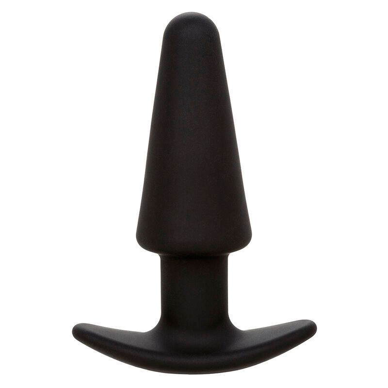 CALEXOTICS - ROCK BOTTOM TAPPO ANALE CONICO 10 VIBRAZIONI SILICONE NERO CALEXOTICS - ROCK BOTTOM TAPPO ANALE CONICO 10 VIBRAZIONI SILICONE NERO