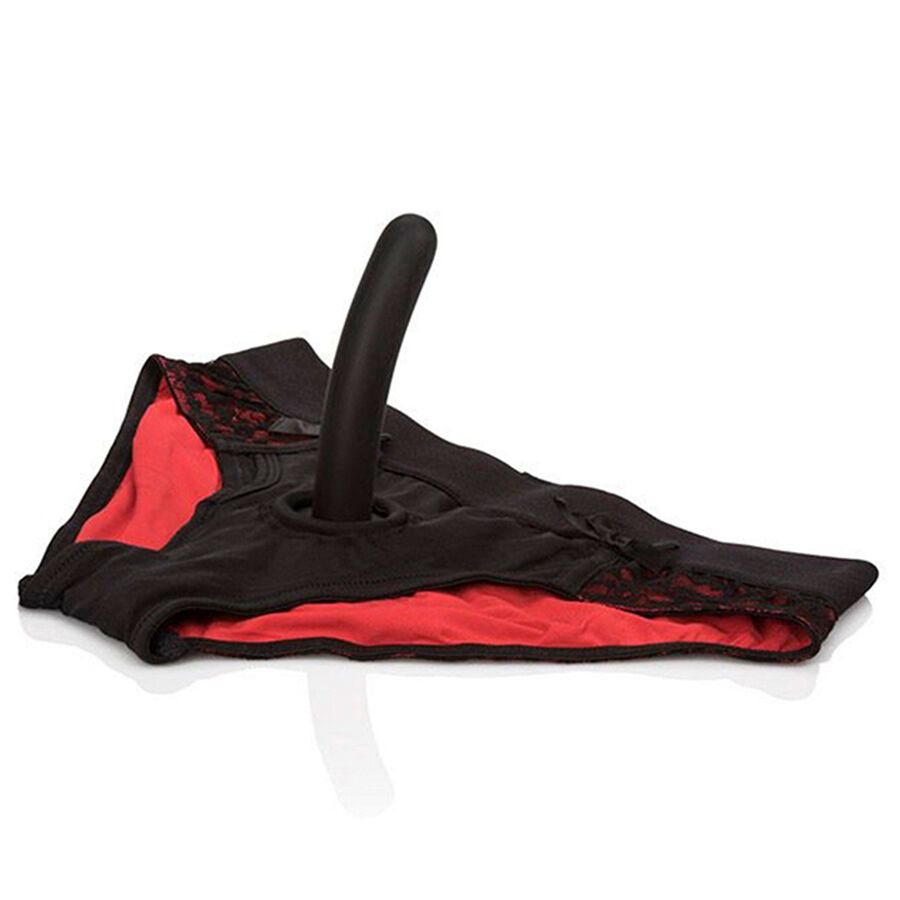 CALEXOTICS - SCANDAL SET DI MUTANDINE ROSSE CON DILDO TAGLIA L/XL CALEXOTICS - SCANDAL SET DI MUTANDINE ROSSE CON DILDO TAGLIA L/XL