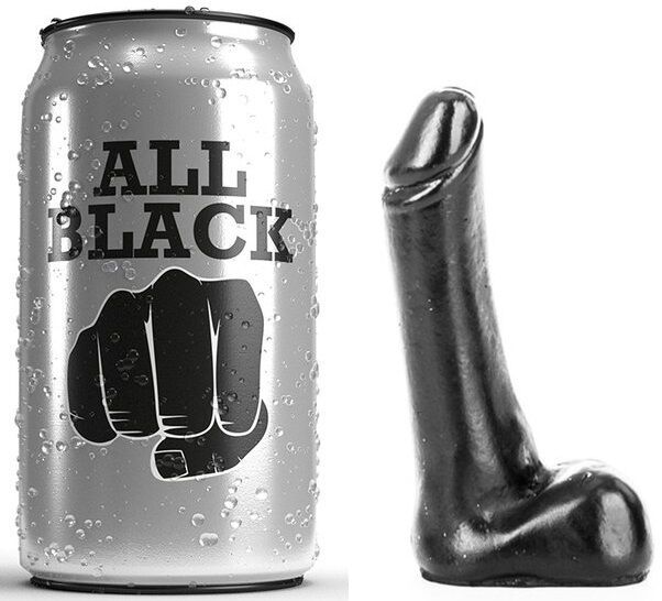 ALL BLACK - DILDO 9 CM ALL BLACK - DILDO 9 CM