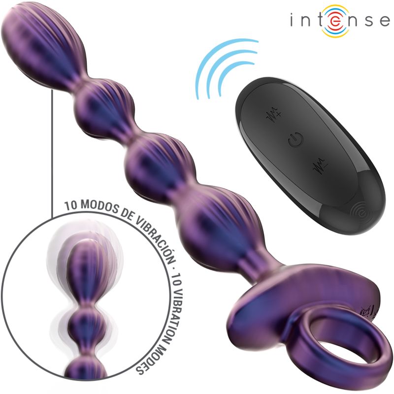 INTENSE - JACKIE VIBRANTE ANAL PLUG MODELLO 1 TELECOMANDO INTENSE - JACKIE VIBRATING ANAL PLUG MODEL 1 REMOTE CONTROL