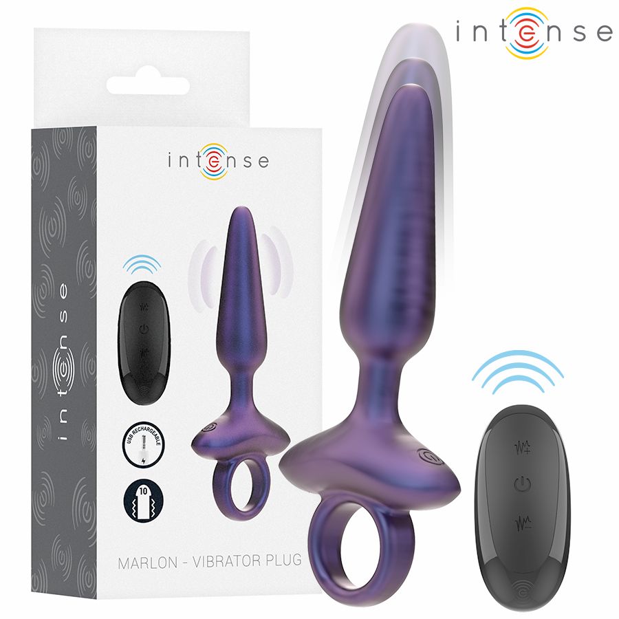 INTENSE - MARLON VIBRANTE ANAL PLUG MODELLO 4 TELECOMANDO INTENSE - MARLON VIBRANTE ANAL PLUG MODELLO 4 TELECOMANDO