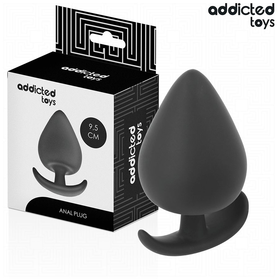ADDICTED TOYS - TAPPO ANALE TAGLIA XL 9.5 CM ADDICTED TOYS - ANAL PLUG SILICONE SIZE XL 9.5 CM