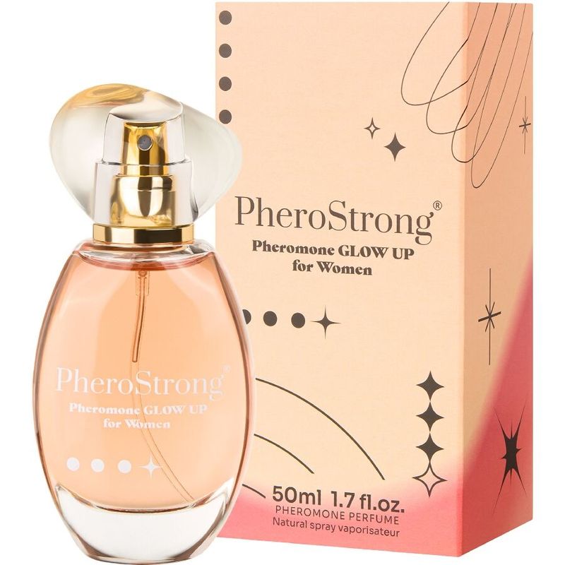 PHEROSTRONG - PROFUMO AI FEROMONI GLOW UP PER DONNA 50 ML PHEROSTRONG - GLOW UP PHEROMONE PERFUME FOR WOMEN 50 ML