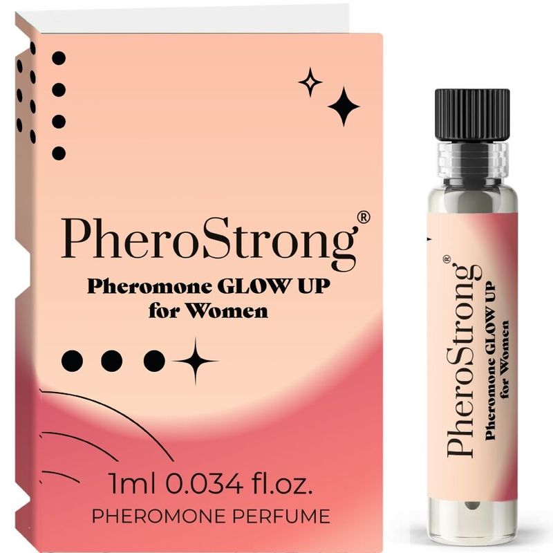 PHEROSTRONG - PROFUMO AI FEROMONI GLOW UP PER DONNA 1 ML PHEROSTRONG - GLOW UP PHEROMONE PERFUME FOR WOMEN 1 ML