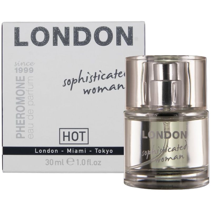 HOT - PROFUMO AI FEROMONI LONDRA DONNA SOFISTICATA 30 ML HOT - PHEROMONE PERFUME LONDON SOPHISTICATED WOMAN 30 ML