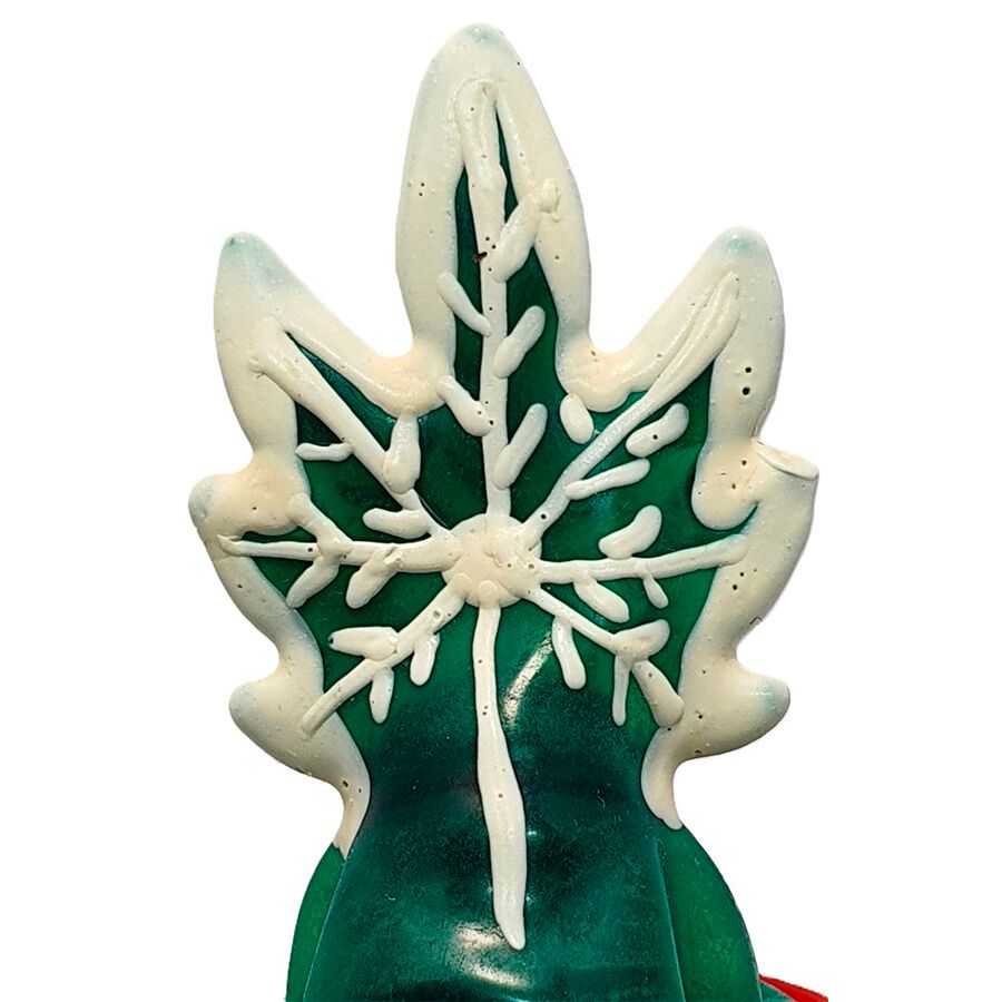 CONDOMERIE - PRESERVATIVI NOVIT� DIPINTI A MANO CANNABIS MODELLO 2