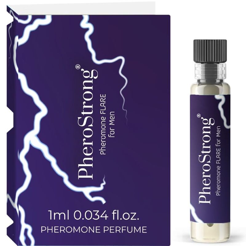 PHEROSTRONG - PROFUMO FLARE AI FEROMONI PER UOMO 1 ML PHEROSTRONG - FLARE PHEROMONE PERFUME FOR MEN 1 ML