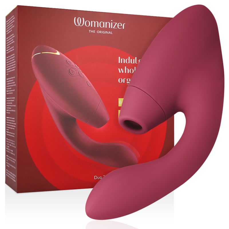 WOMANIZER - STIMOLATORE DUO 2 BORDEAUX WOMANIZER - DUO 2 STIMULATOR BORDEAUX