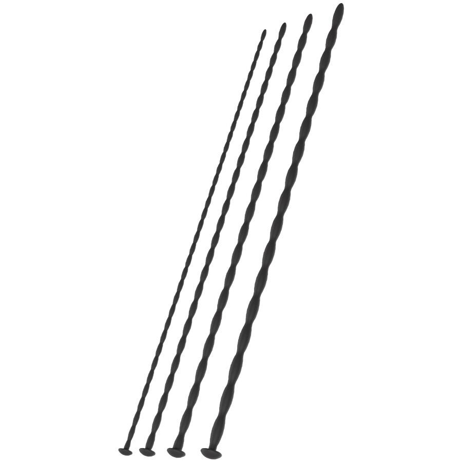 HIDDEN DESIRE - EXTREME STARTER SET DI DILATATORI URETRALI 4 UNIT· HIDDEN DESIRE - EXTREME STARTER URETHAL SOUND SET 4 UNITS