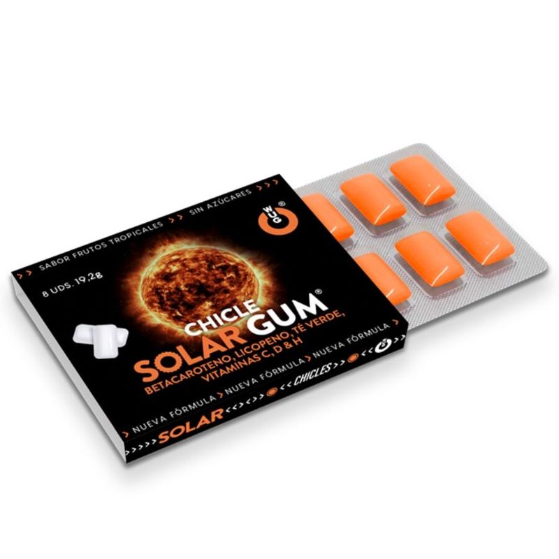 WUG GUM - SOLAR GUM ABBRONZANTE SOLARE 1 X 8 UNIT� WUG GUM - SOLAR GUM ABBRONZANTE SOLARE 1 X 8 UNIT�